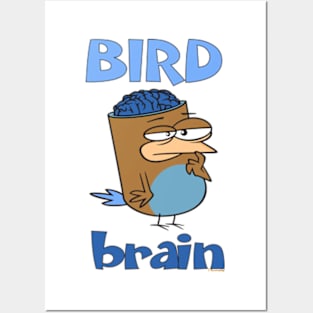 Birdbrain Design for Bird Lovers Posters and Art